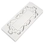 MOLDE PLACA RECTANGULAR CON CORAZONES - KATY SUE | 336