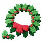 MOLDE GALLETAS CORONA ACEBO NAVIDAD 38CM WILTON  | 375