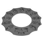 MOLDE GALLETAS CORONA ACEBO NAVIDAD 38CM WILTON  | 375