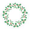 STENCIL GUIRNALDA DE NAVIDAD 25 CM - DECORA | 354