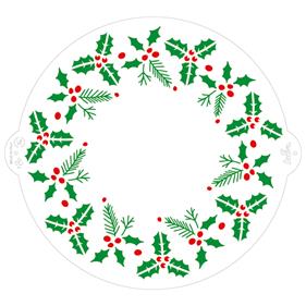 STENCIL GUIRNALDA DE NAVIDAD 25 CM - DECORA | 354