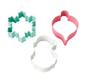 SET CORTADORES LACADOS  NAVIDEÑOS WILTON  | 371