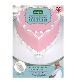 MOLDE SILICONA  MINI & MICRO BORDER SET  - KATY SUE  | 337