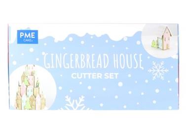 SET CORTADORES  CASITAS DE JENGIBRE DE NAVIDAD - PME | 382